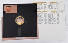 Vintage Scotch Computer Floppy Disk-Rare, Atari, Untested, As-Is (DOS 3.0) picture