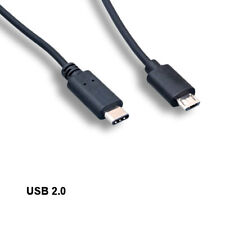 6 feet MicroB USB 2.0 to Type C Cable Data Transfer Sync Charge Laptop PC Tablet picture
