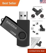 Perfect 128GB Swivel USB Flash Drive - Lightweight, Durable, Reliable Storage picture
