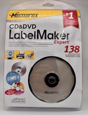 Memorex CD & DVD Label Maker Expert 138, New Sealed picture