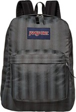 Jansport Superbreak Classic Black Print Backpack X3305 picture