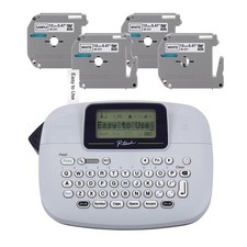 Brother PT-M95 P-Touch Monochrome Label Maker Bundle (4 Label Tapes picture