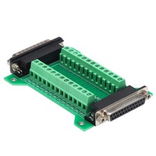 1 PC DB25 Male To Female Terminal Breakout Board RS232 DSUB 25Pin Port picture