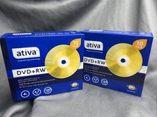 Ativa Blank 4X DVD-RW Logo Branded 4.7GB 120 min Rewritable DVD Disc- 2Pk picture