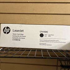 Genuine HP LaserJet 410X (CF410XC) Black Toner Cartridge NIB picture