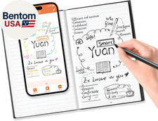 Digital Sync Pen with Notebook, Smart Writing Set Real Time Sync Digitizing for picture