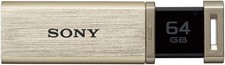 Sony USM64GQXN USB 3.1 Gen 1 Flash Drive Knock-slide 226MB/s LED 64GB gold JPN picture