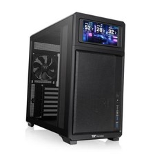 TR300; Preinstalled 6.0 inch LCD Screen; Mid Tower; 1x120mm Black TR300 LCD picture