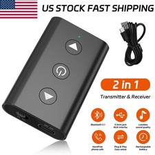 2in1 USB Wireless Bluetooth 5.1 Transmitter Receiver for Music Audio Aux Adapter picture