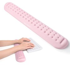 UnivoColors Pink Superfine Memory Foam Keyboard Wrist Rest Soft Gel Ergonomic... picture