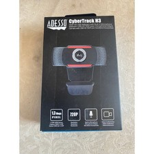 Adesso CyberTrack H3 Webcam 720p HD USB Black New Video Conferencing Streaming picture