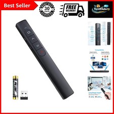 Wireless Presenter Remote, Presentation Clicker with Hyperlink & Volume Remot... picture