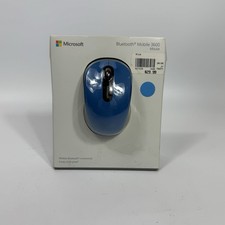 Microsoft Bluetooth Mobile 3600 Wireless Mouse Blue | Bluetooth | 4-way Scroll picture