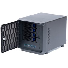 4 + 1 Bay DIY NAS Case, 4 X 2.5″ / 3.5″ Tray + 1 X 2.5″ Internal Bay. MB ITX. PS picture