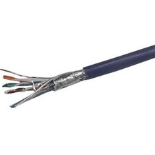 Weltron Cat 6 STP 550 MHz Solid Shielded Plenum CMP Cable 1000 Feet picture