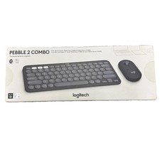 Logitech Pebble 2 Combo K380S M350S Bluetooth Keyboard Mouse SEALED Damaged Box picture