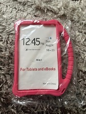 Pink Rugged Silicone Tablet Case w/ Handle & Stand, Shockproof, 8.7 in A9-8.7 picture