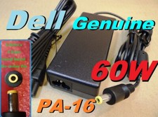 DELL GENUINE ORIGINAL 60W PA-16 AC ADAPTER PA-1600-06D1 PA-1600-06D2 F9710 TD231 picture