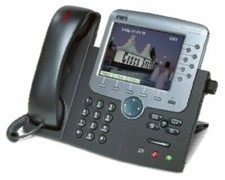 Cisco CP-7970G IP Phone Color Touch Screen with NEW HANDSET / SIP or SCCP picture