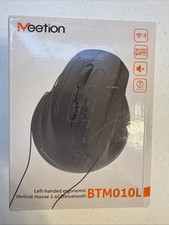 Iveetion Left Handed Ergonomic Vertical Mouse 2.4G Bluetooth BTM010L Brand New picture