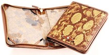 NWT ELLIOTT LUCCA LEATHER ZIP AROUND E-READER CASE HOLDER KINDLE 7.5