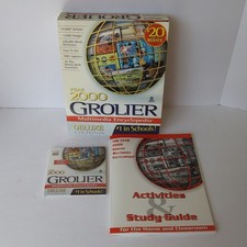 Grolier Multimedia Encyclopedia Deluxe 2-CD Edition 2000 #1 in Schools Education picture
