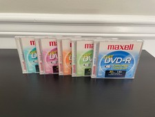 Maxwell DVD-R  1.4 Gb 5 Pack 120 Minutes  New never used picture