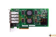 QLOGIC 4GB 4PORTS QUAD PCIEXPRESS x8 W/ TRANCEIVERS ADAPTER HIGH PROFILE QLE2464 picture