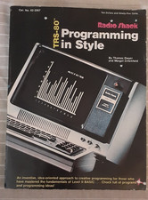 Vintage Radio Shack TRS-80 Programming in Style Book 1983 BASIC Computer Manual picture