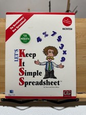 Keep It Simple Spreadsheet Casady Greene 1996 Apple Macintosh CIB VTG picture