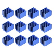 Electronic Cooler Heatsink for Stepper Motor, 3D Printer 15x14.5x13mm Blue 12pcs picture