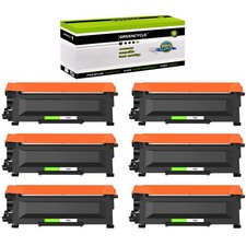 6PK TN450 TN-450 Black Toner Cartridge For Brother HL-2240 FAX-2940 MFC-7470 picture