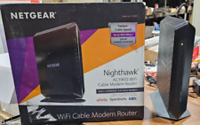 NETGEAR Nighthawk Dual Band AC1900 Cable Modem Router - Black (C6900-100NAS) picture