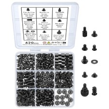 420Pcs Computer Screws Motherboard Standoffs Kit for Motherboard Laptop Computer picture
