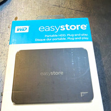 WD easystore 5TB Portable External HDD USB Plug-and-Play Black picture
