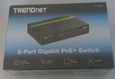 TRENDnet 8-Port Gigabit PoE+ Switch tpe-tg82g. 16Gbps picture