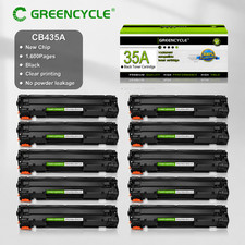 CB435A :  10PK 35A Laser Toner Compatible With HP LaserJet P1005 P1006 picture