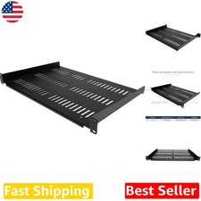 Heavy Duty 1U Vented Cantilever Rack Shelf 12