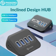 USB 3.2 Docking Station Hub Type C Splitter Adapter Multi Port 5/10Gbps PC Mac picture