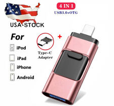 4-in-1 USB 3.0 Flash Drive for iPhone 14 13 12 11 Backup U Disk OTG 512GB 2TB picture