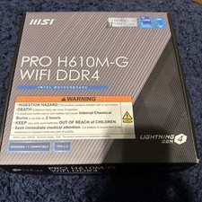 As-is  MSI PRO H610M-G WIFI DDR4 LGA 1700 Intel H610 SATA Micro ATX picture