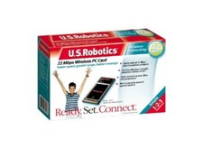 U.S. Robotics 22 Mbps Wireless CardBus PC Card 2210 in Box picture