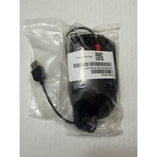 Lenovo Essential USB Optical Mouse Black Red Scroll Wheel 00PH133 SM51M37185 picture