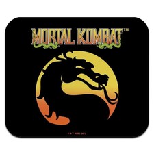 Mortal Kombat Klassic Logo Low Profile Thin 7.8L x 9.3W inches, multi-colored  picture