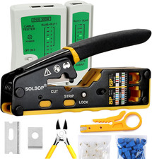 Pass through RJ45 Crimp Tool Kit Ethernet Crimper picture