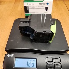Used Genuine Lexmark 78C1XC0 Cyan Toner Cartridge picture
