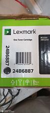 Genuine Lexmark 24B6887 Black Toner Cartridge M3250 XM3250 NEW SEALED picture
