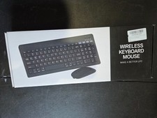 Multi-Device Bluetooth Wireless Keyboard and Mouse Combo Ultra Slim Set- D Green picture