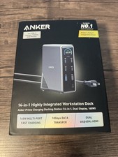 Anker Prime Charging Docking Station (14-in-1, Dual Display, 160W)  Open Box picture