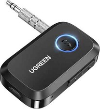 UGREEN 5.4 Aux Bluetooth Adapter for Car, [Greater Connection] Black  picture